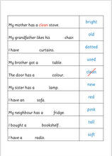 Last inn bildet i Galleri-visningsprogrammet, I am learning English grammar - samlepakke