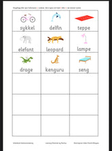 Load image into Gallery viewer, Arbeidsark for bokstavinnlæring