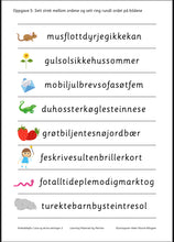 Last inn bildet i Galleri-visningsprogrammet, Jeg leser og skriver setninger - 3 arbeidshefter