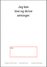 Last inn bildet i Galleri-visningsprogrammet, Jeg leser og skriver setninger 3