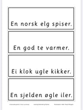 Load image into Gallery viewer, Grammatikksymboler - fraser og setninger