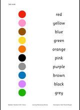 Last inn bildet i Galleri-visningsprogrammet, I know the alphabet - numbers 0-20 - colours