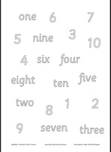 Last inn bildet i Galleri-visningsprogrammet, I know the alphabet - numbers 0-20 - colours