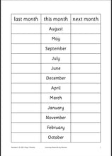 Last inn bildet i Galleri-visningsprogrammet, I know numbers 10-100 - days of the week - months of the year