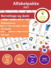 Load image into Gallery viewer, Alfabetpakke for barnehage og skole