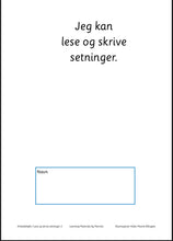 Last inn bildet i Galleri-visningsprogrammet, Jeg leser og skriver setninger 2