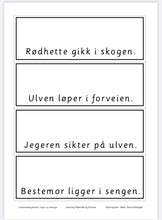 Load image into Gallery viewer, Grammatikksymboler - fraser og setninger
