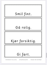 Load image into Gallery viewer, Grammatikksymboler - fraser og setninger