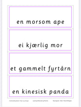 Load image into Gallery viewer, Grammatikksymboler - fraser og setninger