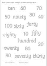 Last inn bildet i Galleri-visningsprogrammet, I know numbers 10-100 - days of the week - months of the year