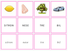Load image into Gallery viewer, Rosa språkserie - 2021 - Bokmål - (Montessori Script)