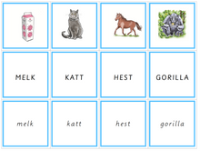 Load image into Gallery viewer, Blå språkserie - 2021 - Bokmål - (Montessori Script)