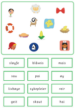 Load image into Gallery viewer, Grønn språkserie (Bokmål) Minipakke - Diftonger- Tom Petter