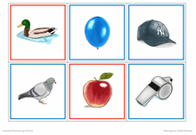 Load image into Gallery viewer, Alfabet - bildekort - bokstavkort - ordkort - ny september 2021