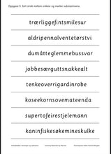 Last inn bildet i Galleri-visningsprogrammet, Jeg kan lese og skrive setninger - 5 arbeidshefter med ordklasser
