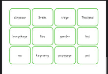Load image into Gallery viewer, Ny diftongpakke
