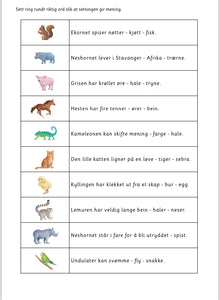 Repetisjonsoppgaver i norsk - 3. trinn