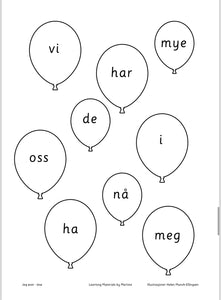 Jeg øver - lese