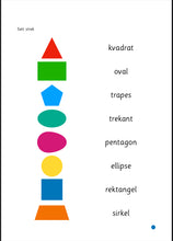 Load image into Gallery viewer, Jeg lærer geometri
