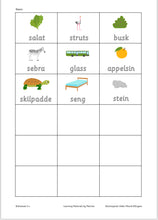 Load image into Gallery viewer, Arbeidsark til bokstavinnlæring

