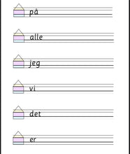 Load image into Gallery viewer, Bokstavhus oppgaver
