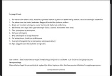 Last inn bildet i Galleri-visningsprogrammet, Lag dine egne setninger  - 5 ordklasser
