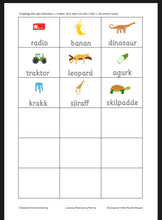Load image into Gallery viewer, PAKKETILBUD - 7 materiell til bokstavinnlæring og tidlig lesing og skriving
