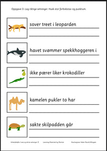 Jeg leser og skriver setninger 3