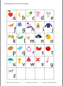 I know the alphabet - numbers 0-20 - colours