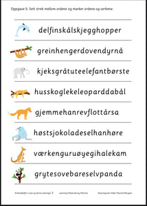 Jeg leser og skriver setninger 3