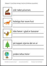 Last inn bildet i Galleri-visningsprogrammet, Jeg leser og skriver setninger - 3 arbeidshefter
