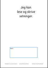 Load image into Gallery viewer, Jeg leser og skriver setninger 2
