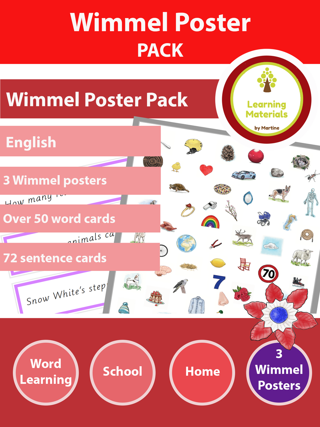 Wimmel Poster PACK (1, 2 & 3) - English