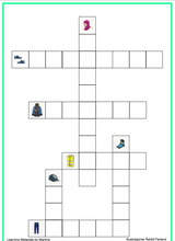 Last inn bildet i Galleri-visningsprogrammet, Crossword - English
