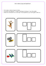 Load image into Gallery viewer, Bokstavhus oppgaver
