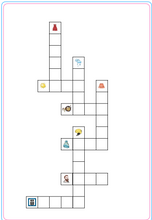 Last inn bildet i Galleri-visningsprogrammet, Pink and Blue Crosswords
