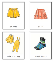 Load image into Gallery viewer, Daily Plan - Clothes - Big Cards
