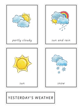 Load image into Gallery viewer, Daily Plan - Weather and clothes - Engelsk
