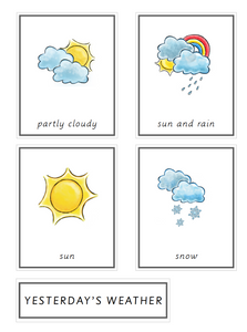 Daily Plan - Weather and clothes - Engelsk