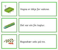 Last inn bildet i Galleri-visningsprogrammet, Grønn språkserie (Nynorsk) Minipakke - Kort u og o -lyd - Tom Petter
