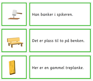 Grønn språkserie (Bokmål) Minipakke - ng, gn og nk -lyd - Tom Petter