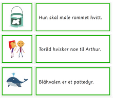 Last inn bildet i Galleri-visningsprogrammet, Grønn språkserie (Bokmål) Minipakke - Stumme bokstaver - Tom Petter
