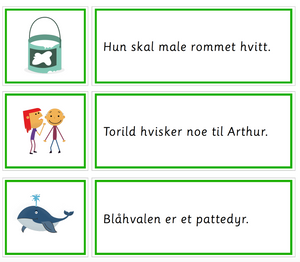 Grønn språkserie (Bokmål) Minipakke - Stumme bokstaver - Tom Petter