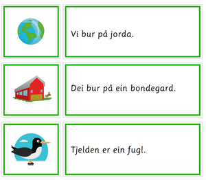 Grønn språkserie (Nynorsk) Minipakke - Stum d - Tom Petter