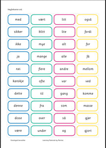 Oppgaver og materiell - fonologiske ferdigheter