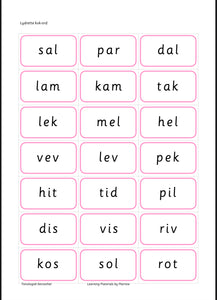 Oppgaver og materiell - fonologiske ferdigheter