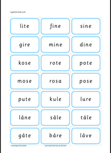 Oppgaver og materiell - fonologiske ferdigheter