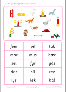 Oppgaver og materiell - fonologiske ferdigheter
